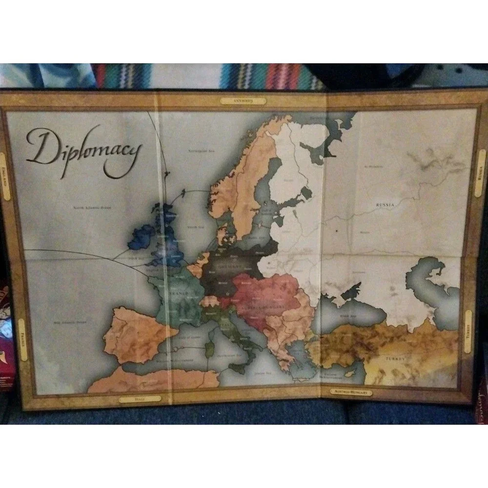 Diplomacy Board Game 2008 Avalon Hill 50th Anniversary Edition Complete Strategy